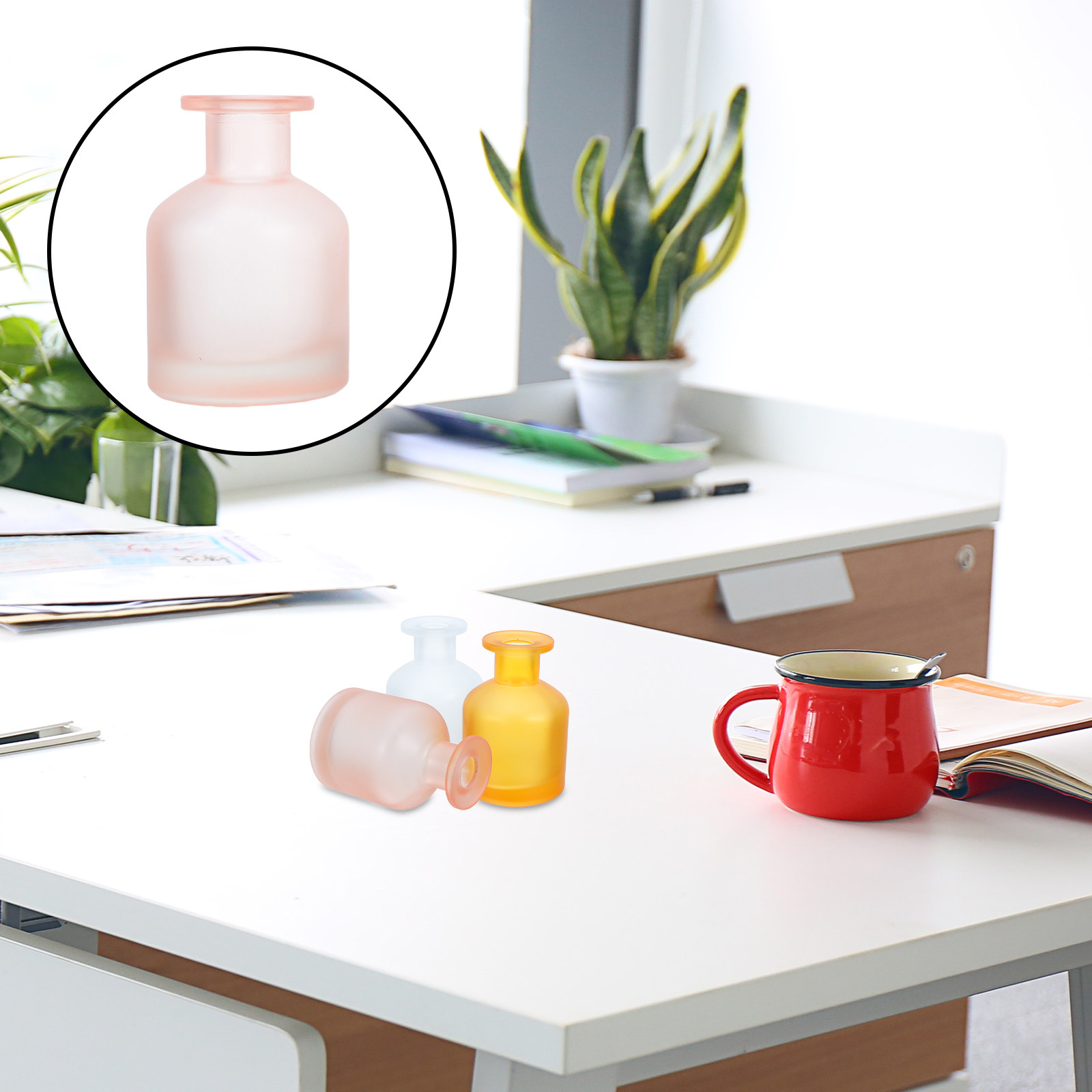 Home Fragrance Usa - 3 unidades de frascos de vidrio