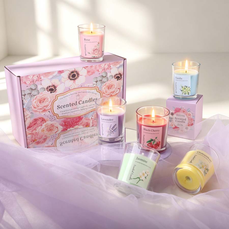 Set de Regalo de Velas Aromáti - Home Fragrance Gift reseña y precio